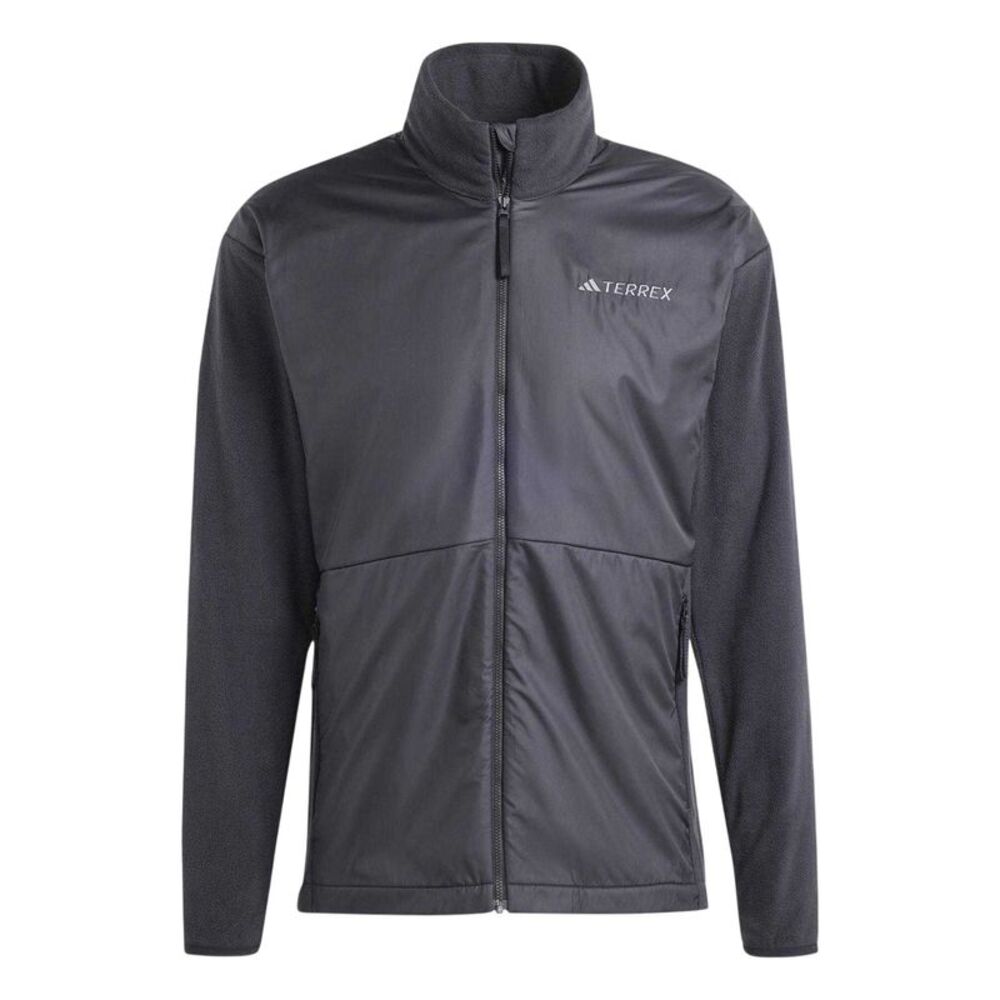 Adidas Mens Terrex Wind Resistant Running Fleece Jacket / Black